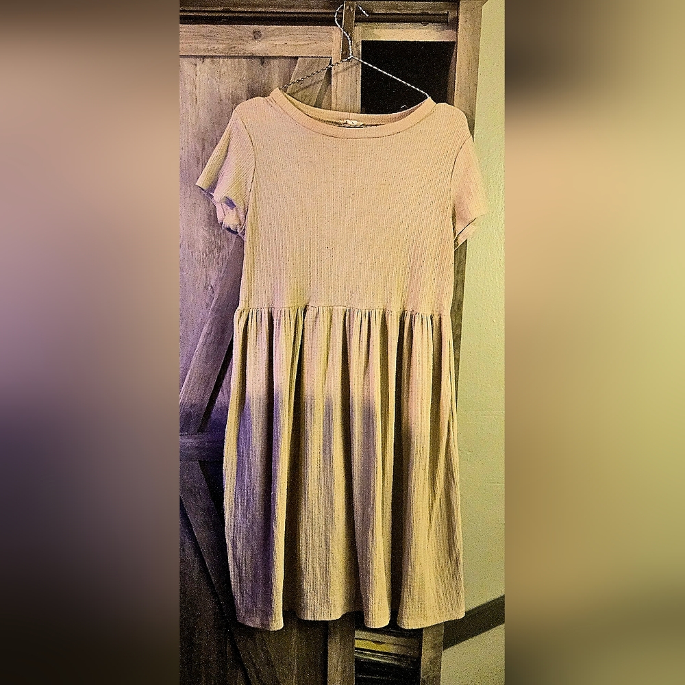See You Monday Beige Dress